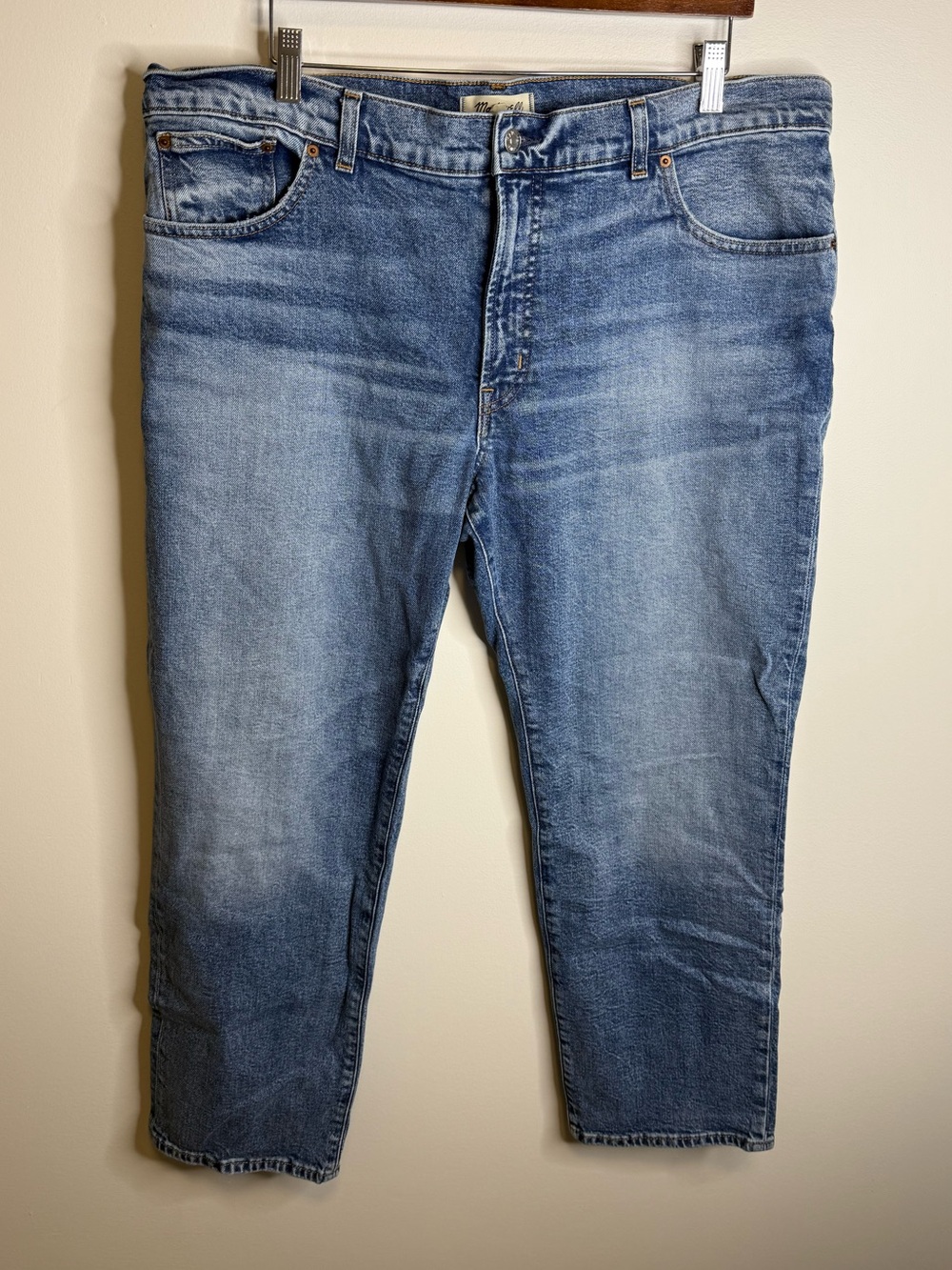 Madewell The Jules Slim Boyfriend Jeans Atlin Wash Size 33